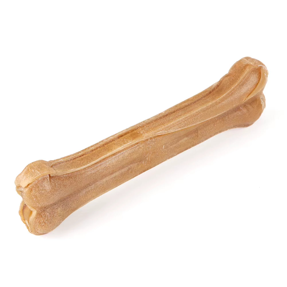 8 Inch Compressed Rawhides Dog Bones Dog Puppy Chewing Snack Food Treats Teething Toy Bone Shape Dog Toys Pet Supplies