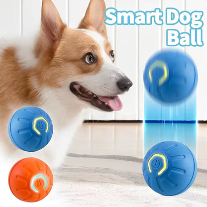 Smart Dog Toy Ball Electronic Interactive Pet Toy Moving Ball USB Automatic Moving Bouncing for Puppy Birthday Gift Cat Product