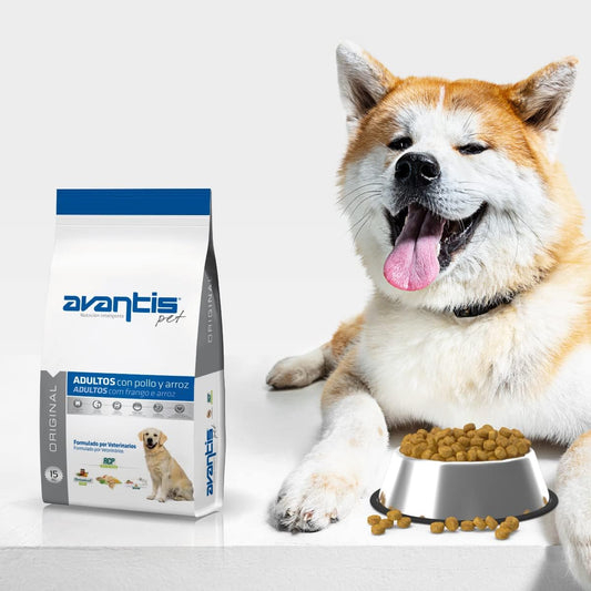 Pienso Para Perros Adultos De Razas Medianas Y Grandes - 15 Kg - Comida 100% Completa Y Equilibrada - Altamente Nutricional Con Pollo Y Arroz