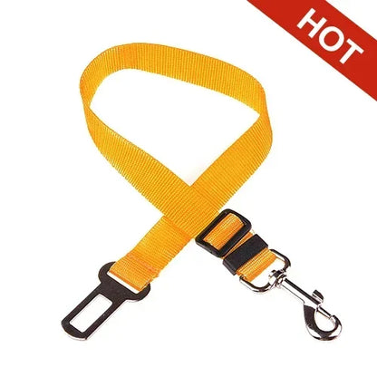 Adjustable Pet Cat Dog Car Seat Belt Pet Seat Vehicle Dog Harness Lead Clip Safety Lever Traction Dog Collars Dog Accessoires